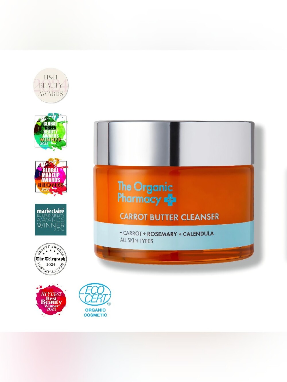 The Organic Pharmacy Carrot Butter Balm Cleanser ~1.69 FL. OZ (FULL SIZE) **NEW